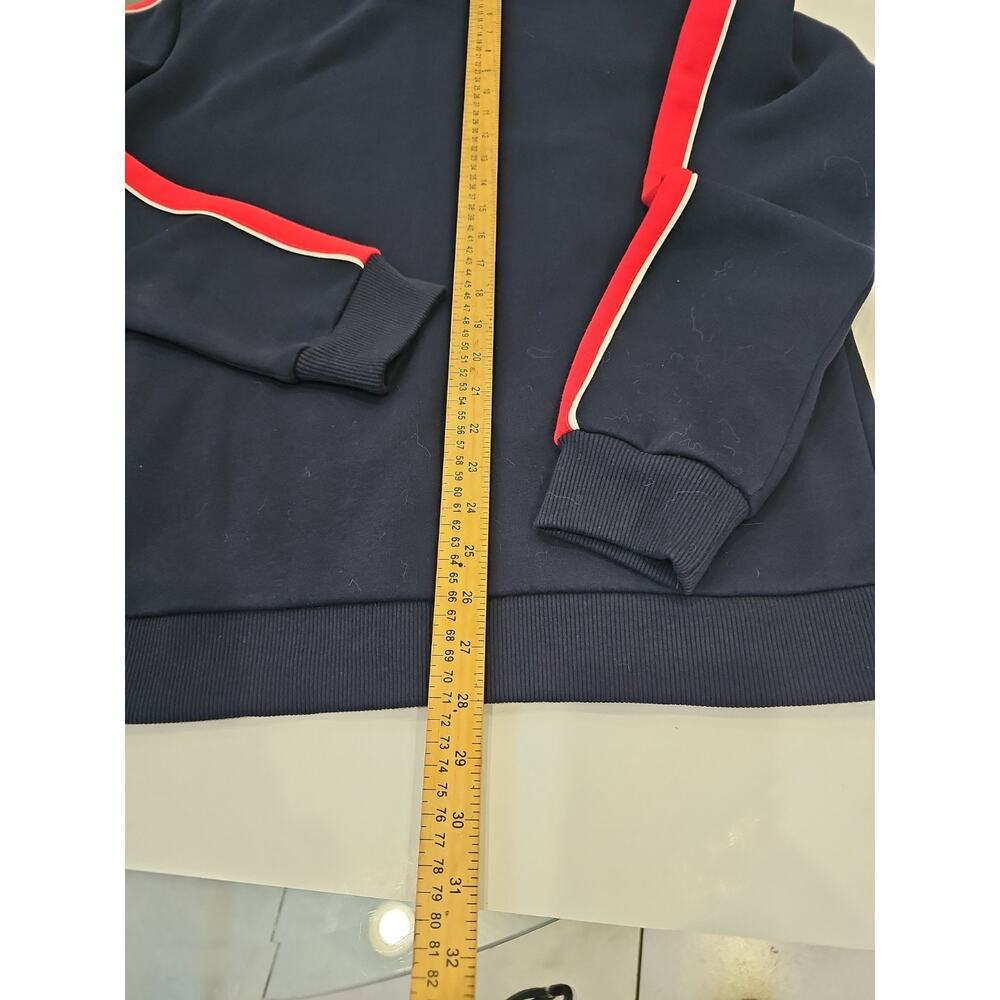 SEA RANCH Mens Jacket Zip-Up Jacket Sweater Navy Blue Knit Size L - Picture 11 of 11